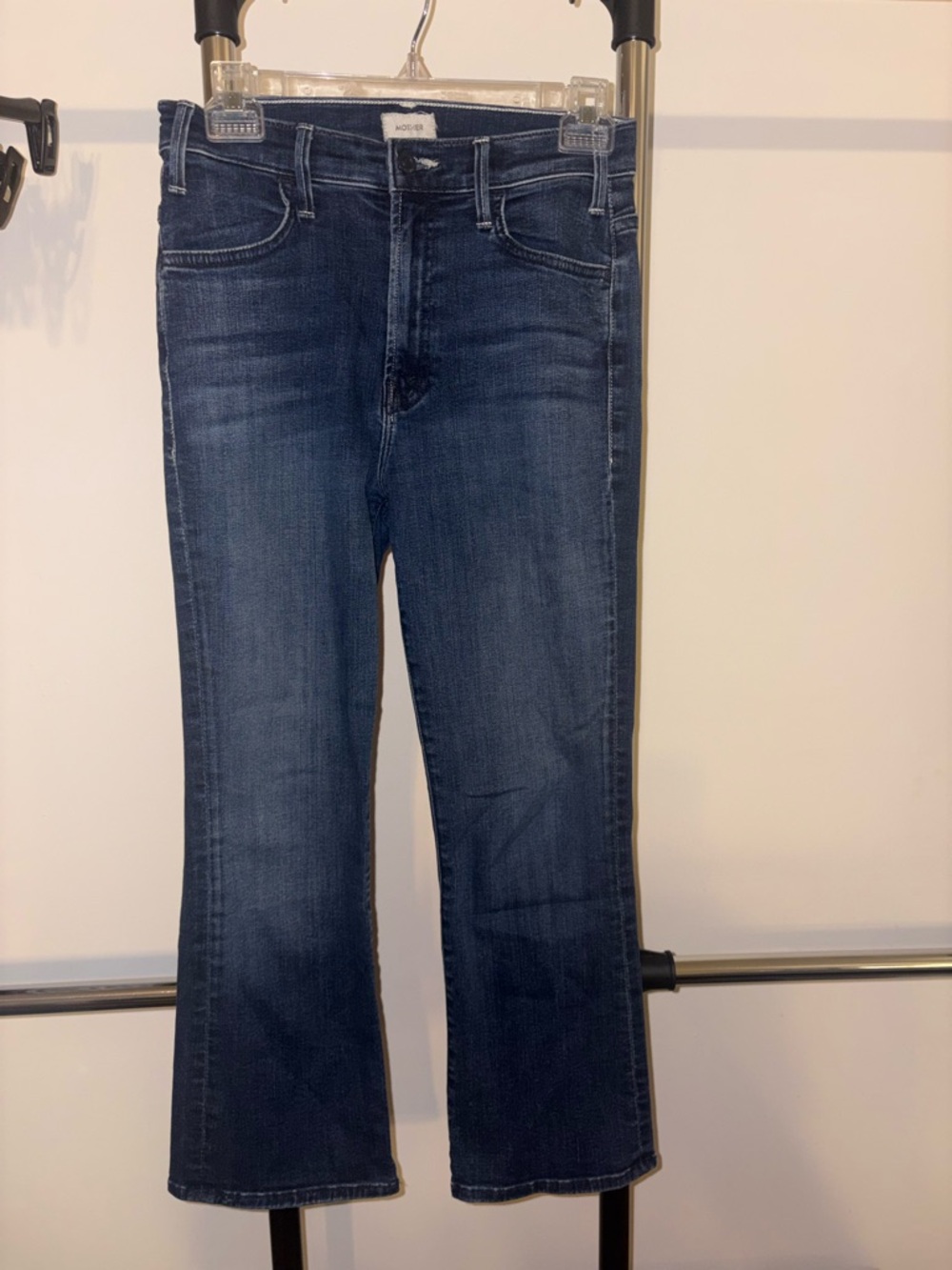 MOTHER Women's Dark Blue Flare Jeans
